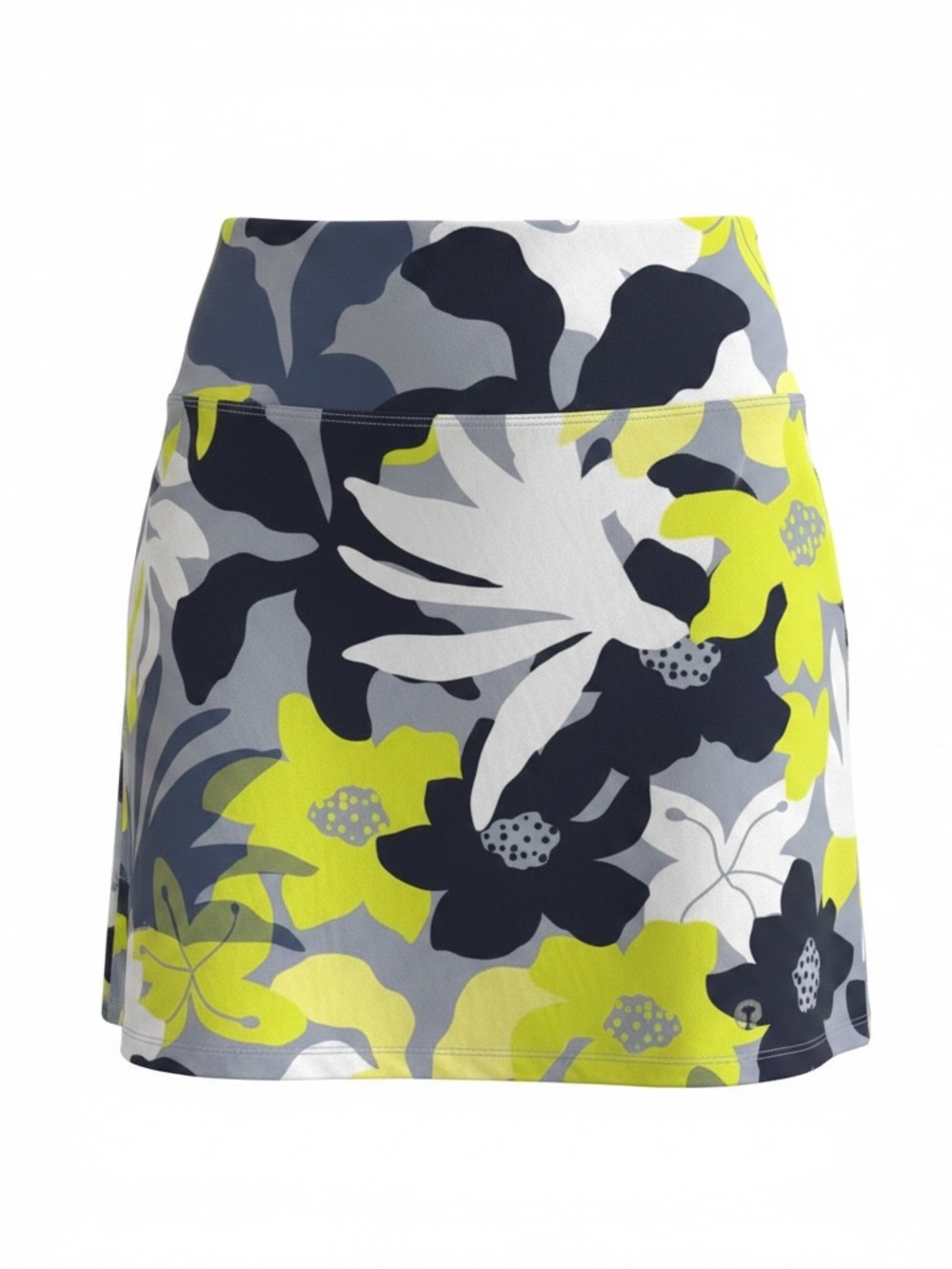 Tribal Lime Tropical Print Athletic Skort XS NWT UPF 50